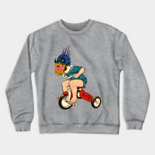 Demonic Trike Rider Crewneck Sweatshirt